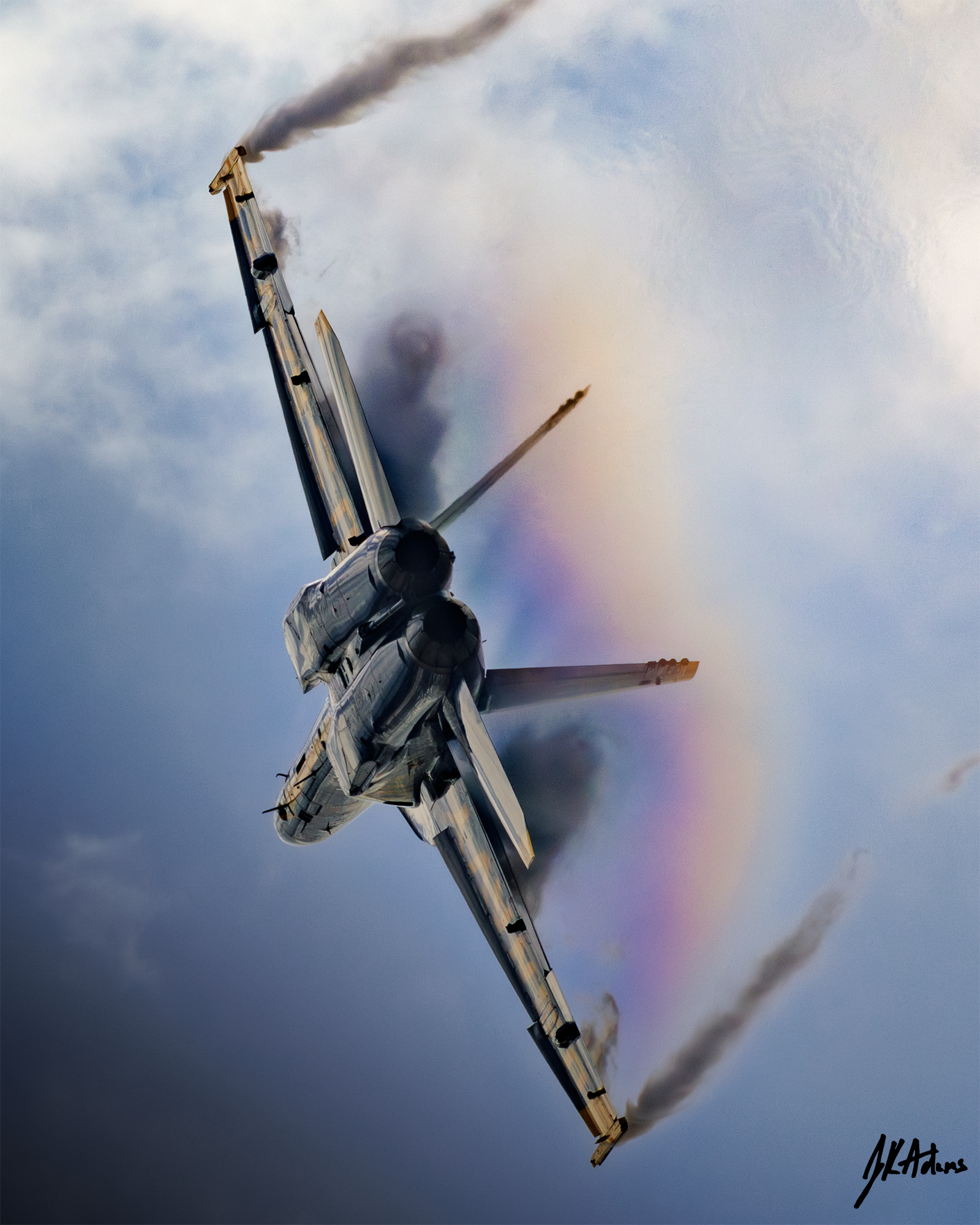 Blue Angel Rainbow
